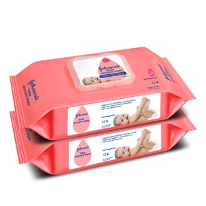 Johnsons baby wipes