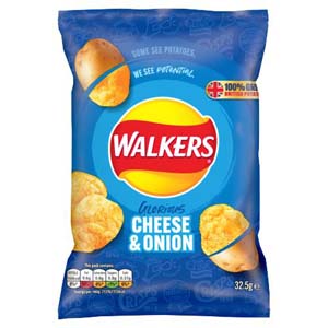 Walkers Crisp (cheese & onion)